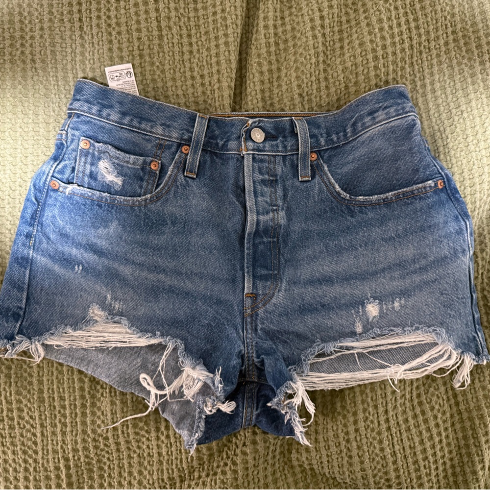 Levi's Classic Blue Jean Shorts